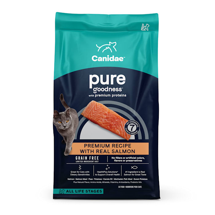 Canidae PURE Grain-Free Limited Ingredient Salmon Dry Cat Food, 5 lb