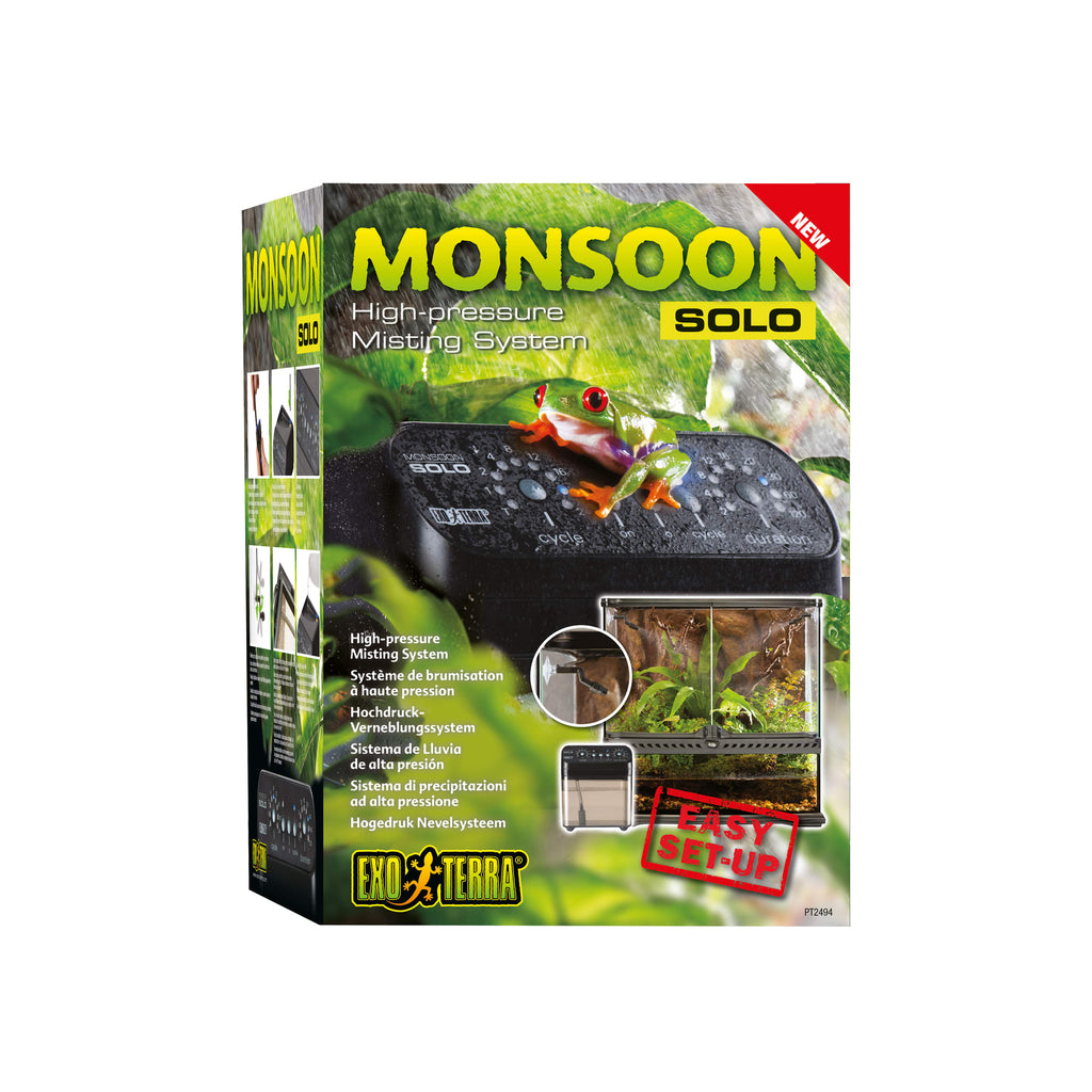 Exo Terra Monsoon Solo II - Programmable Misting System for Reptile Terrariums
