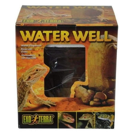 Exo Terra Water Well - Reptile Terrarium Water Dispenser - 8.5oz (250ml)