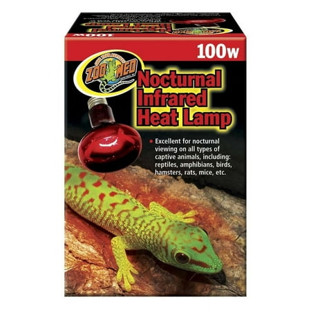 Zoo Med Nocturnal Infrared Reptile Heat Lamp - 100W