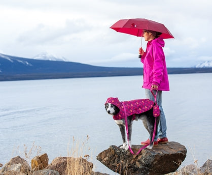 Packable Rain Poncho - Solid Color, Waterproof, Travel-Friendly