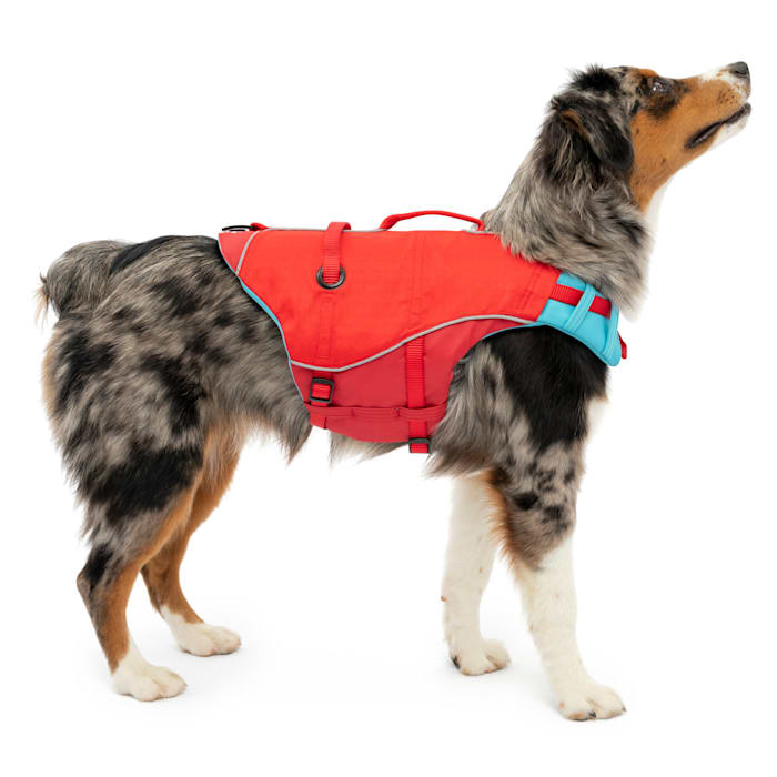 Kurgo Surf N Turf Dog Life Jacket - Red, X-Small - Pet Safety Vest