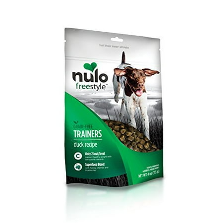 Nulo FreeStyle Training Treats - Duck Recipe - Grain-Free, Low Calorie, Healthy Dog Treats - 4 oz