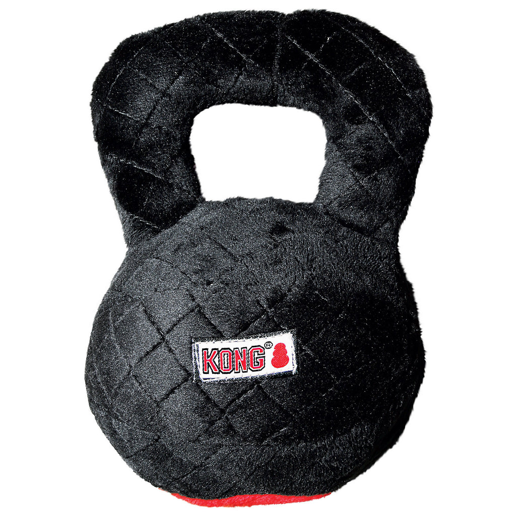 KONG Crossbit Kettle Bell Dog Toy, Small, Red / Black