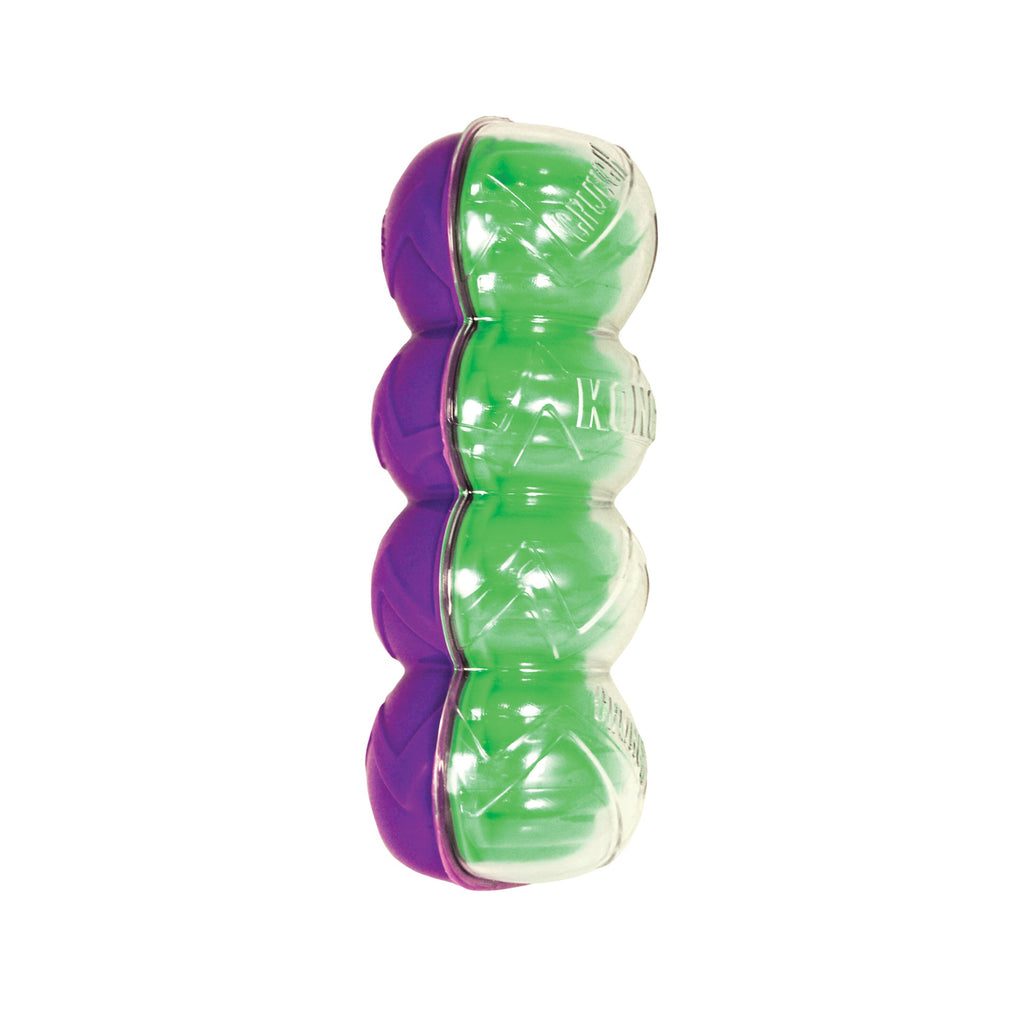 KONG Sqrunch Dumbbell Dog Toy, Small, Assorted