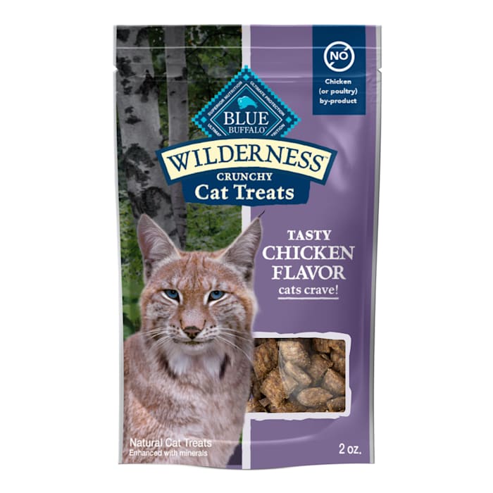 Blue Buffalo Wilderness Crunchy Cat Treats - Grain Free Chicken - 2oz