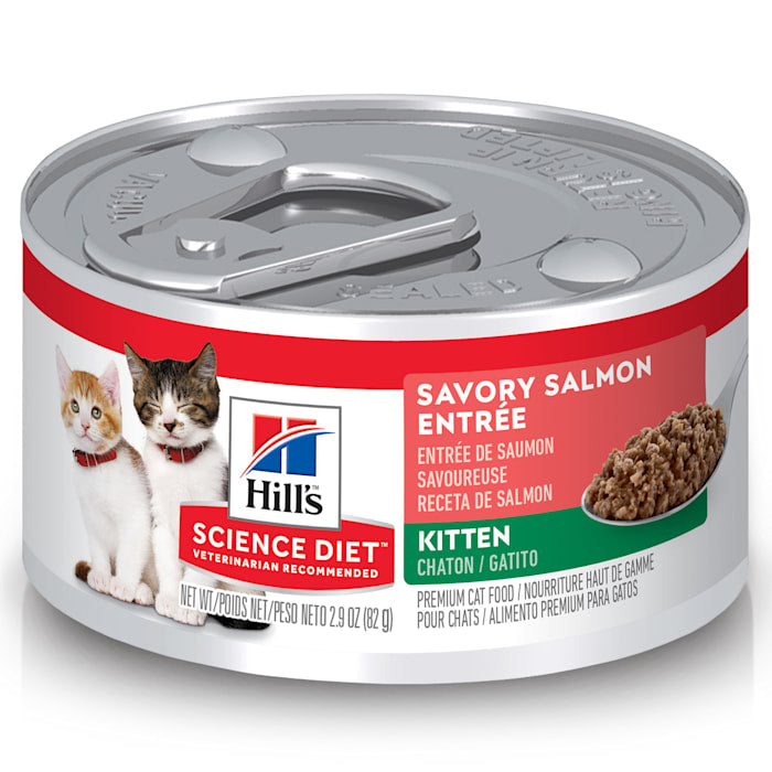Hill's Science Diet Kitten Savory Salmon Entree Canned We...