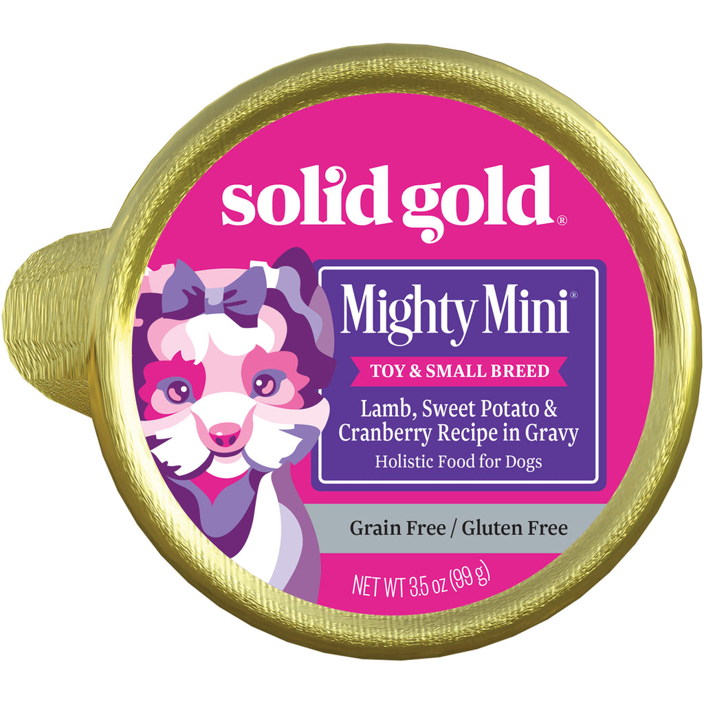 Solid Gold Mighty Mini Lamb, Sweet Potato & Cranberry Wet Dog Food - 3.5 oz (99g)
