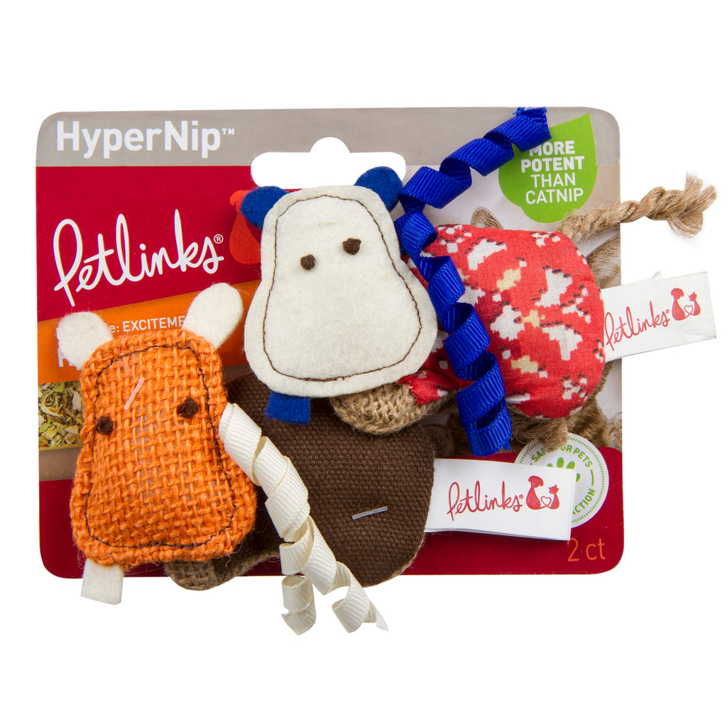 Petlinks Safari Catnip Hippos