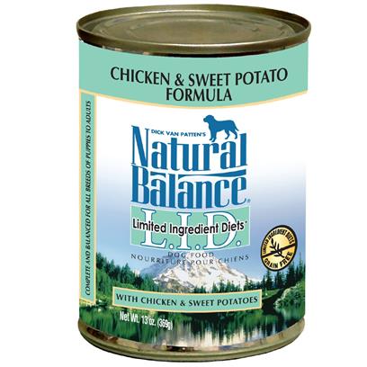 Natural Balance L.I.D. Sweet Potato & Fish Canned Dog Food, 13 oz