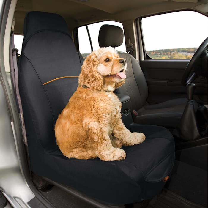 Kurgo Waterproof Co-Pilot Car Seat Cover for Pets - Bucket Seat Protector, Black