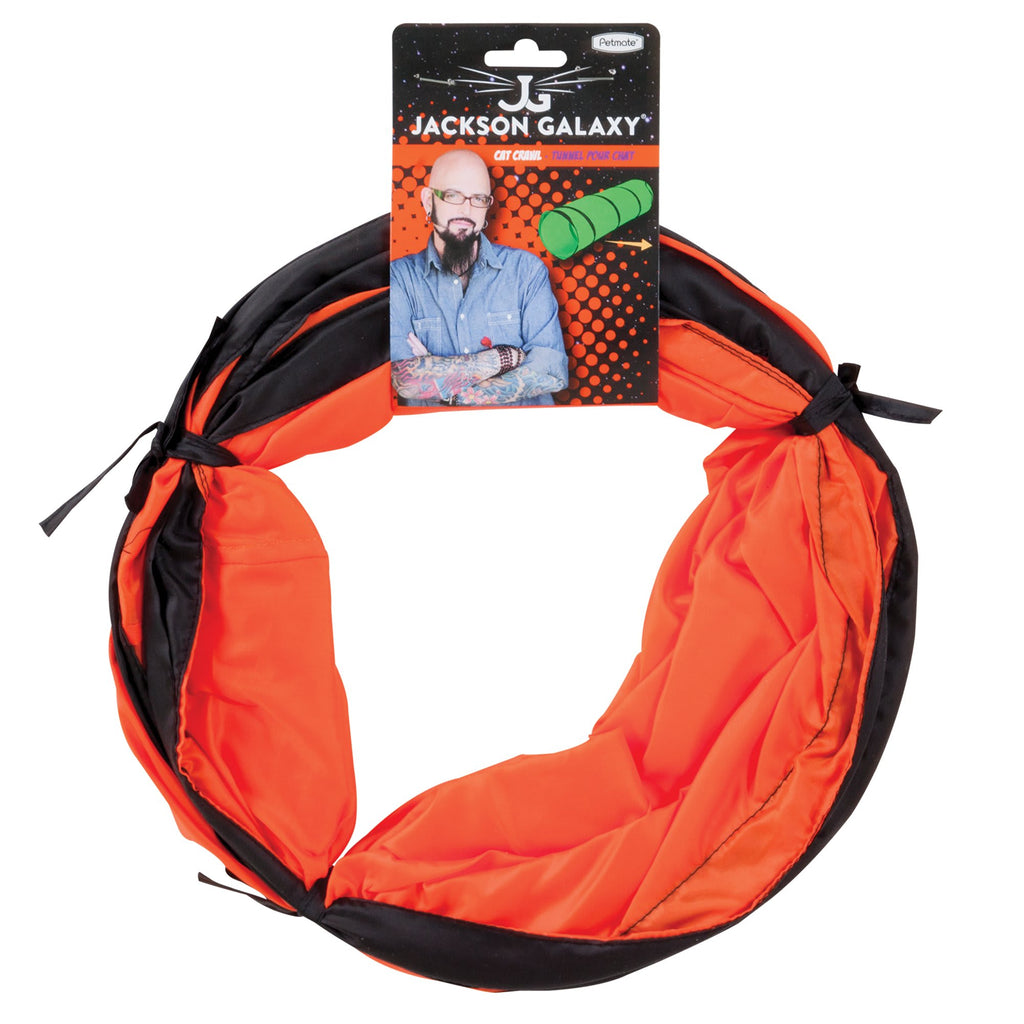 Jackson Galaxy Cat Crawl Solid Tunnel Toy - 35 inch Cat Tunnel