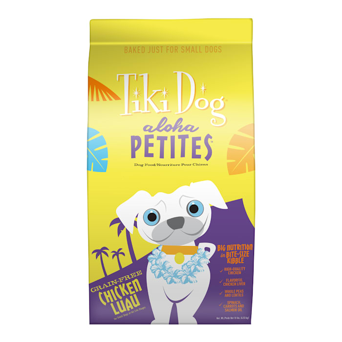 Tiki Dog Aloha Petites Chicken Luau Dry Dog Food, 10 lbs.
