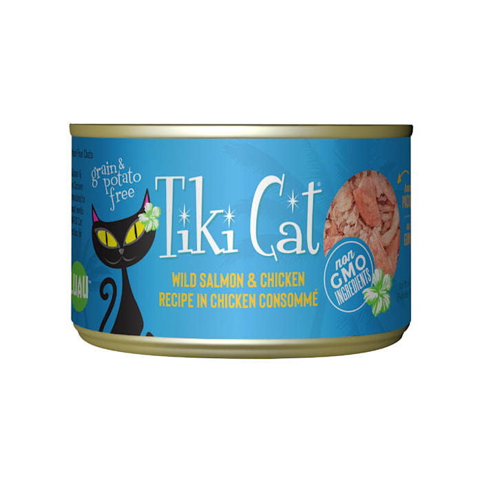 Tiki Cat Napili Luau Salmon Chicken Wet Cat Food, 6 oz.