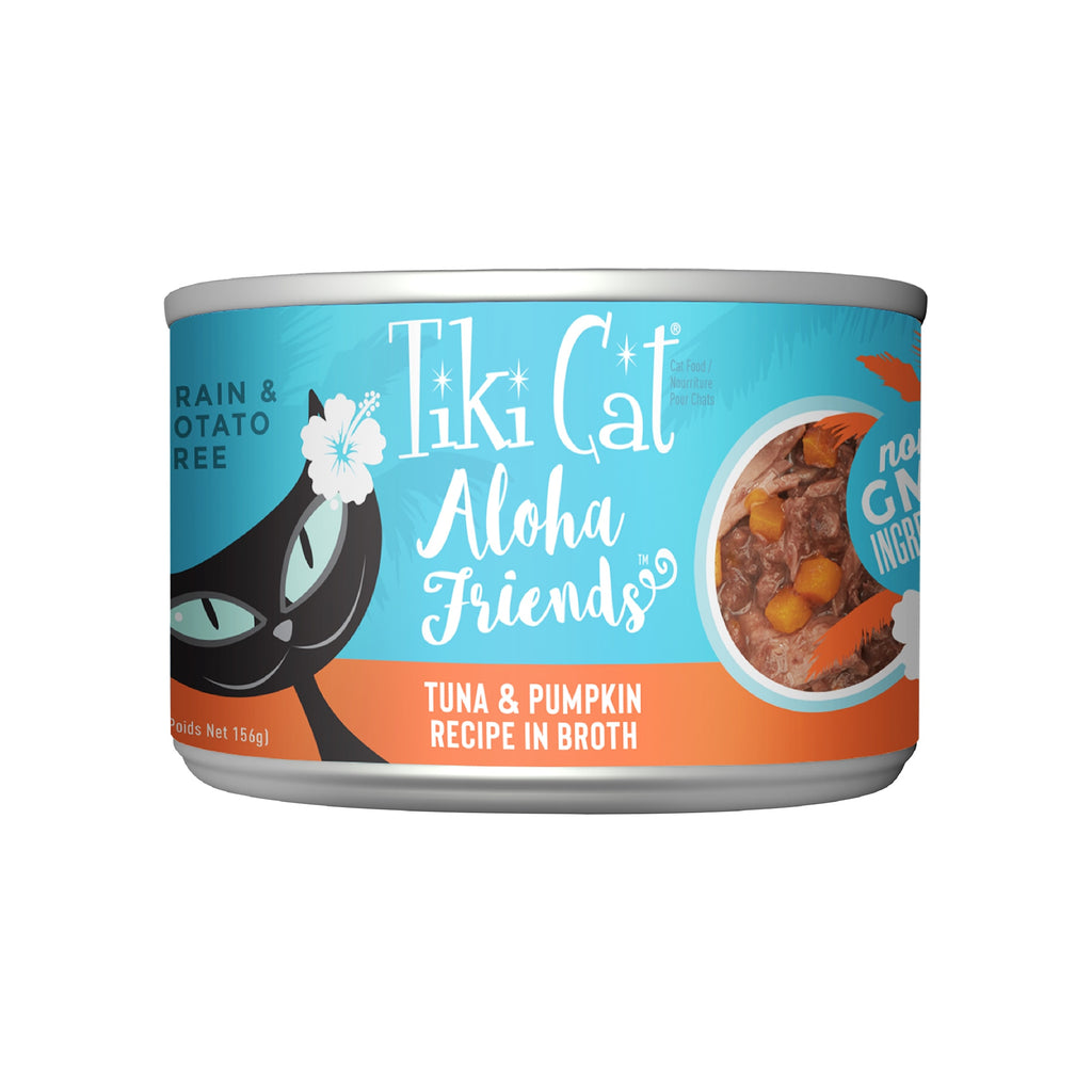 Tiki Cat Aloha Friends Tuna & Pumpkin Wet Cat Food, 5.5 oz.