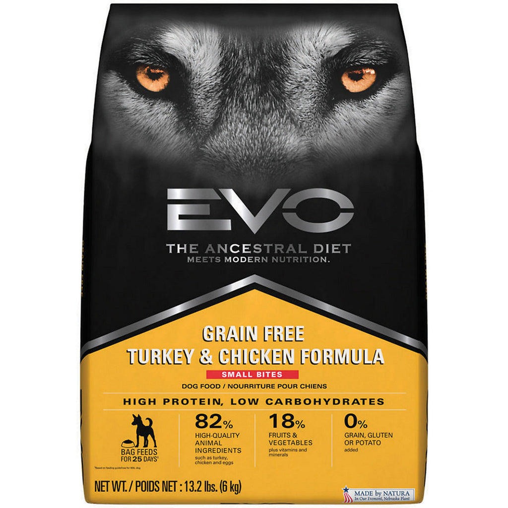 EVO Ancestral Diet Grain-Free Turkey & Chicken Formula Sm...