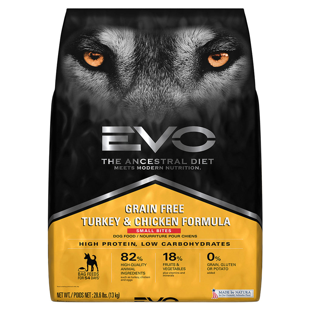 EVO Ancestral Diet Grain-Free Turkey & Chicken Formula Sm...