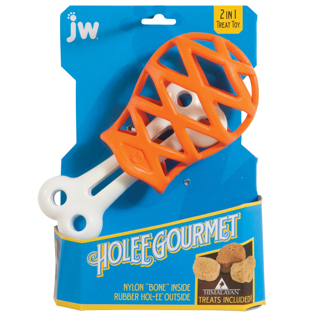 JW Hol-Ee Gourmet Dog Toy, Turkey Leg, Small
