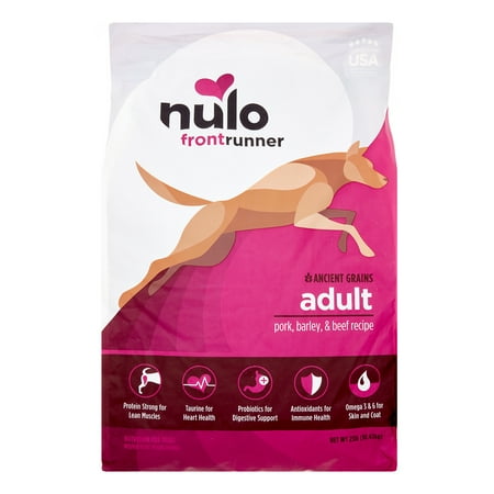 Nulo Frontrunner Pork, Barley & Beef Adult Dry Dog Food, 23 lb