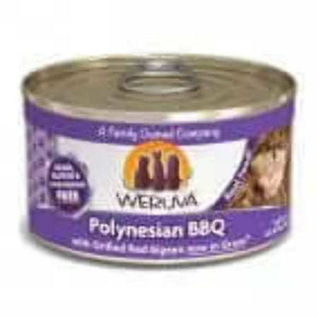 Weruva Classic Cat Polynesian BBQ - Grilled Red Bigeye & Tuna in Gravy - 5.5 oz Can