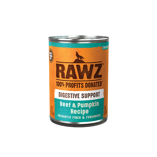 RAWZ Digestive Support Beef & Pumpkin Wet Dog Food, 12.5 oz Can