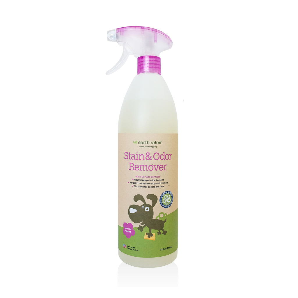 Earth Rated Pet Stain & Odor Remover for Dogs and Cats- Lavender - 32oz