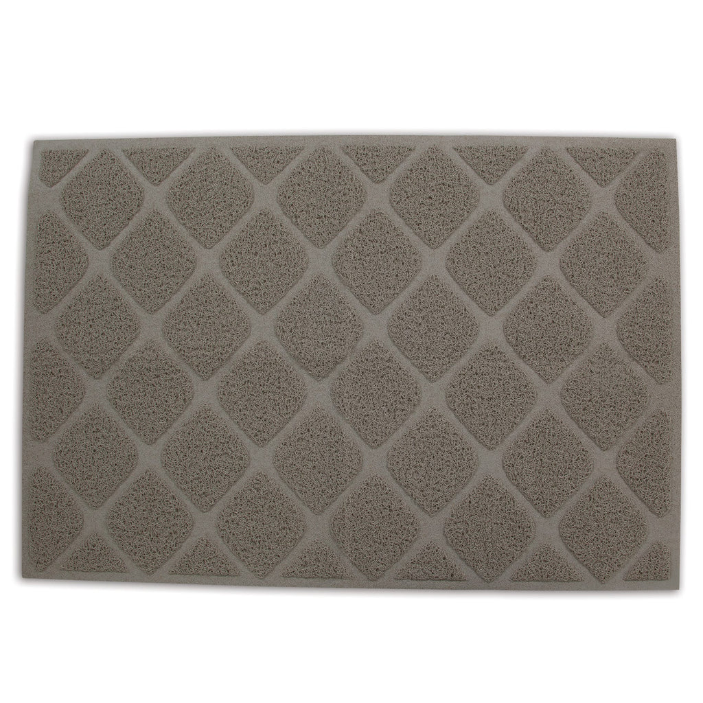 Petmate  Cat Litter Mat With Grid Design  Pearl Tan