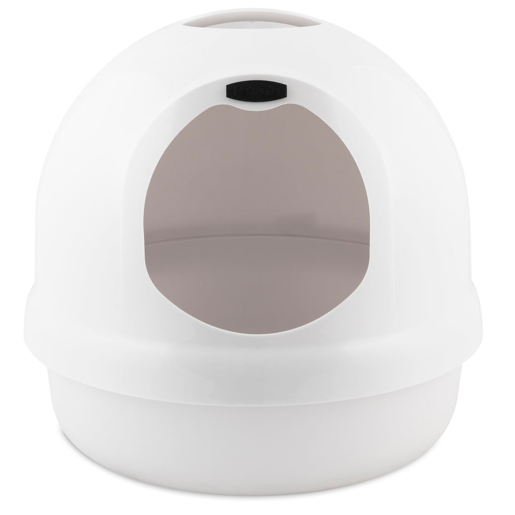 Petmate Booda Dome Pearl Litter Box, White