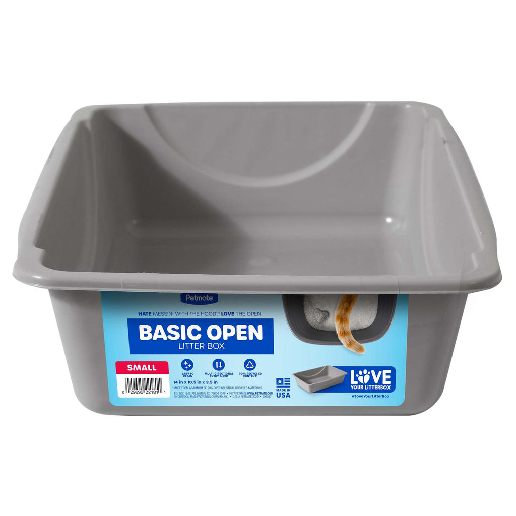 Petmate Small Basic Cat Litter Pan - 14 x 10.5 Inch, Assorted Colors