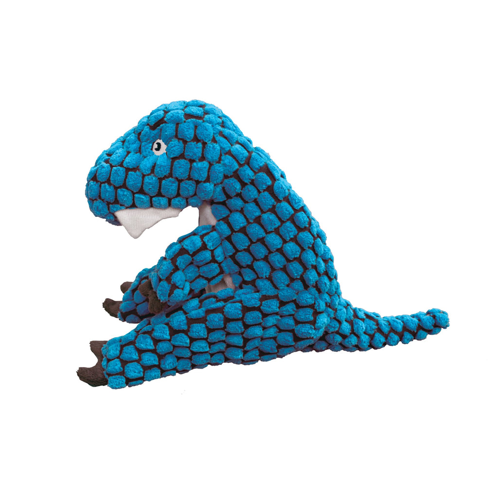 KONG Dynos T-Rex Blue Dog Toys, X-Small