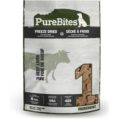 PureBites Beef Liver Freeze Dried Dog Treats - 4.2 oz