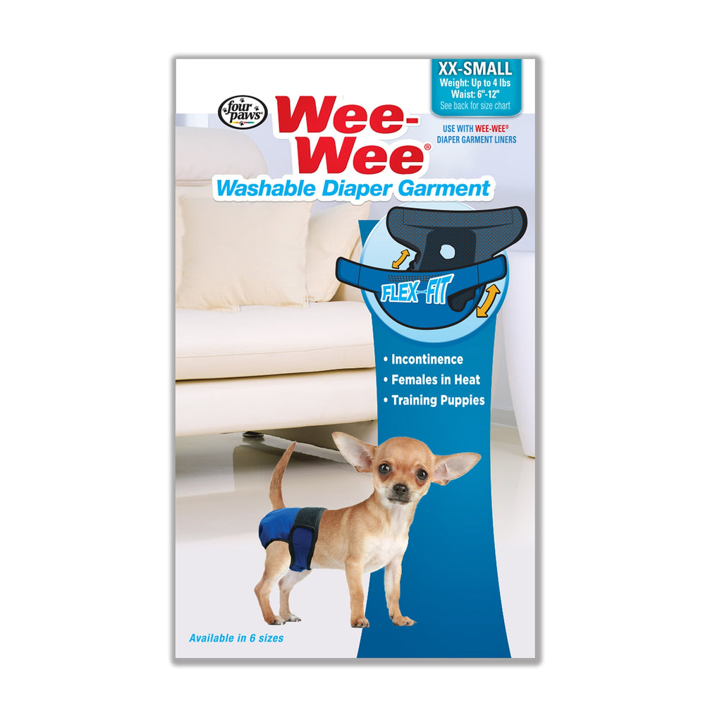 Four Paws Wee-Wee Washable Diaper Garment XX-Small