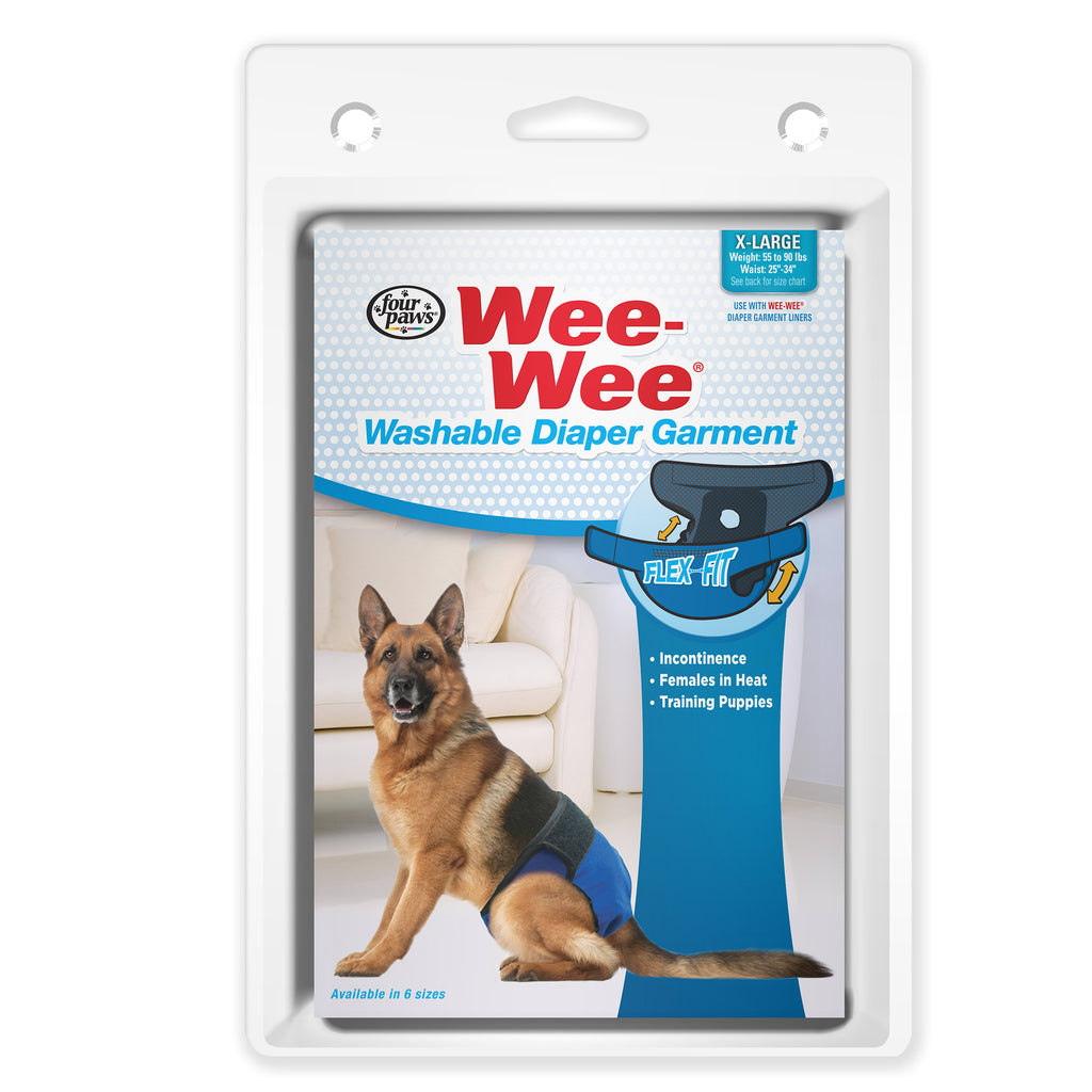 Four Paws Wee-Wee Washable Diaper Garment - Extra Large Dog Diaper