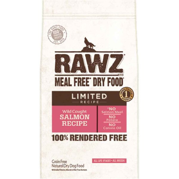 Rawz Limited Recipe Salmon Dog Food, 10 lb Bag - LID, Wild Caught Salmon