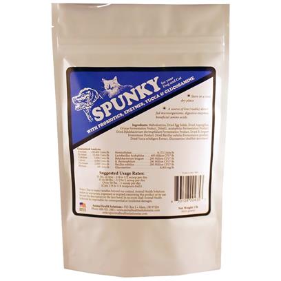 ProThrive Spunky Dog & Cat Supplement with Glucosamine - Digestive Enzymes, Probiotics, Joint Support - 1 lb