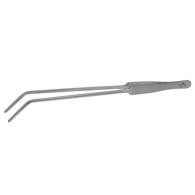 Aquavitro Curved Fine Tip Forceps - Stainless Steel Aquarium Plant Tool, 25cm