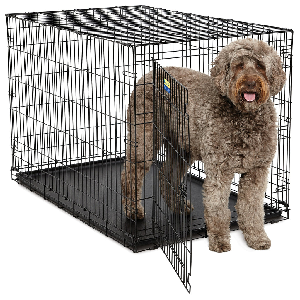 Midwest Contour Single Door Dog Crate - 48" x 30" x 33" - Home Training Crate