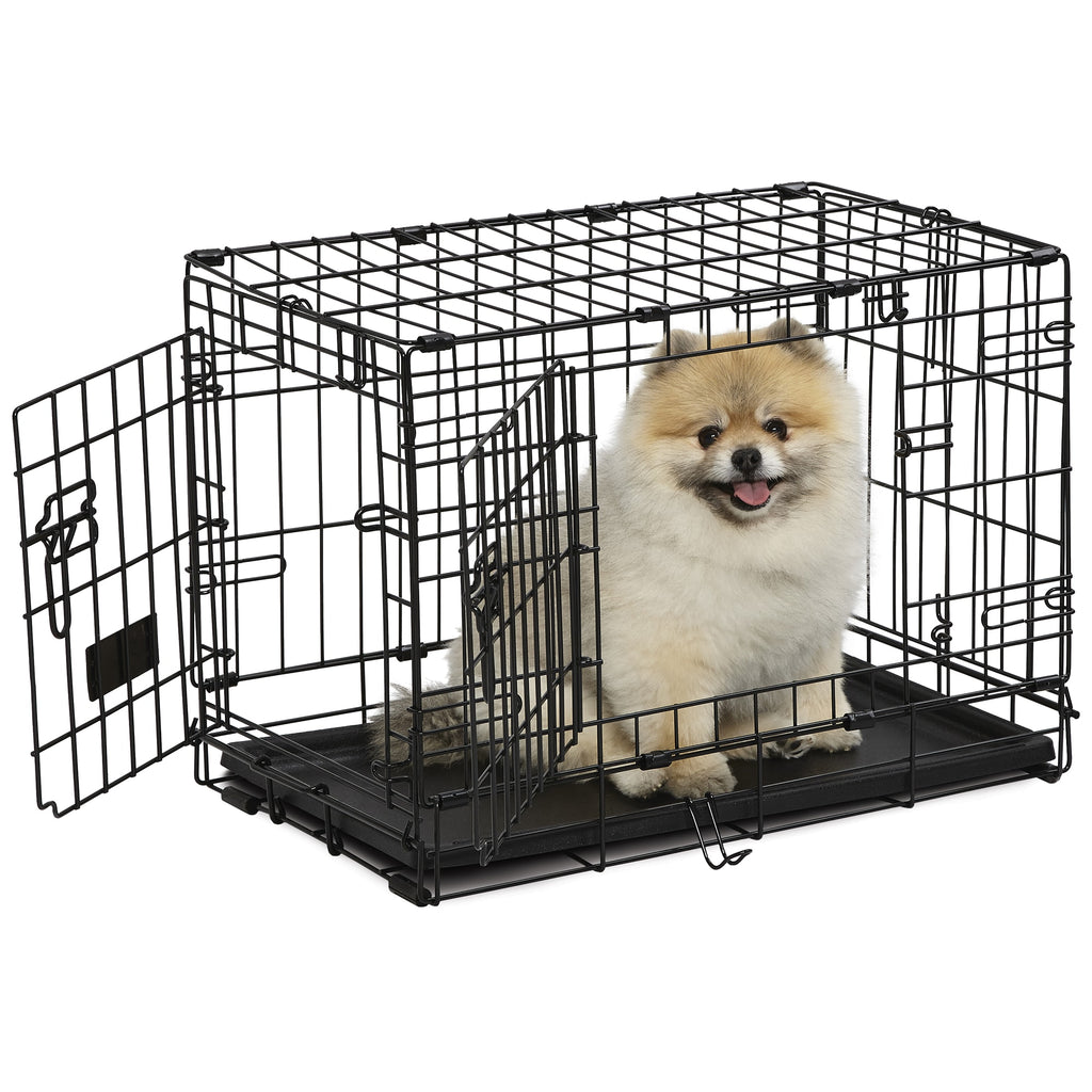 Midwest Contour Double Door Dog Crate - 22x13x16 Inch - Model 822DD