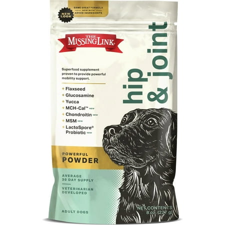The Missing Link Original Hip and Joint Supplement for Dogs - Superfood Powder, 8 oz