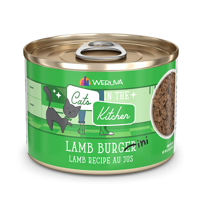 (24 Pack) Weruva Cats in the Kitchen Lamb Burgini Au Jus ...