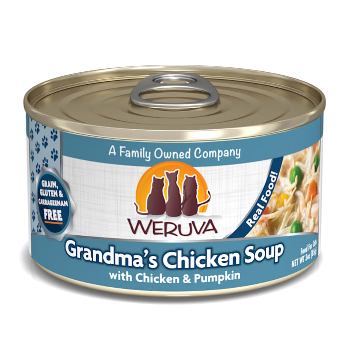 Weruva Classic Grandma's Chicken Soup Cat Food - 3oz Can - Chicken, Pumpkin & Veggies