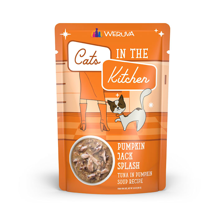 Weruva Cats in The Kitchen Pumpkin Jack Splash Tuna in Pumpkin Soup - 3oz Pouch