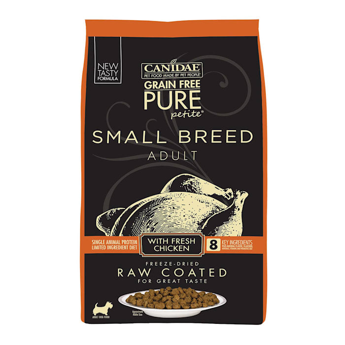 Canidae PURE Petite Grain-Free Chicken Small Breed Adult Dry Dog Food, 4 lb