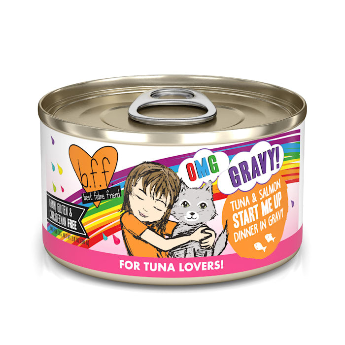 Bff Cat Omg Start Me Tuna & Salmon 2.8oz
