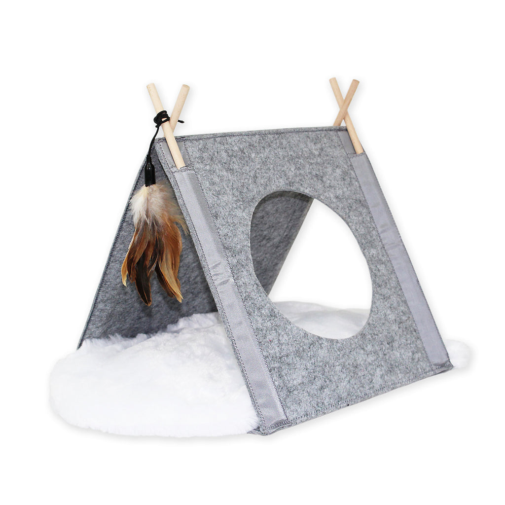 Be One Breed Katt3 Tipi for Cats, 14" L x 14" W x 15" H, ...