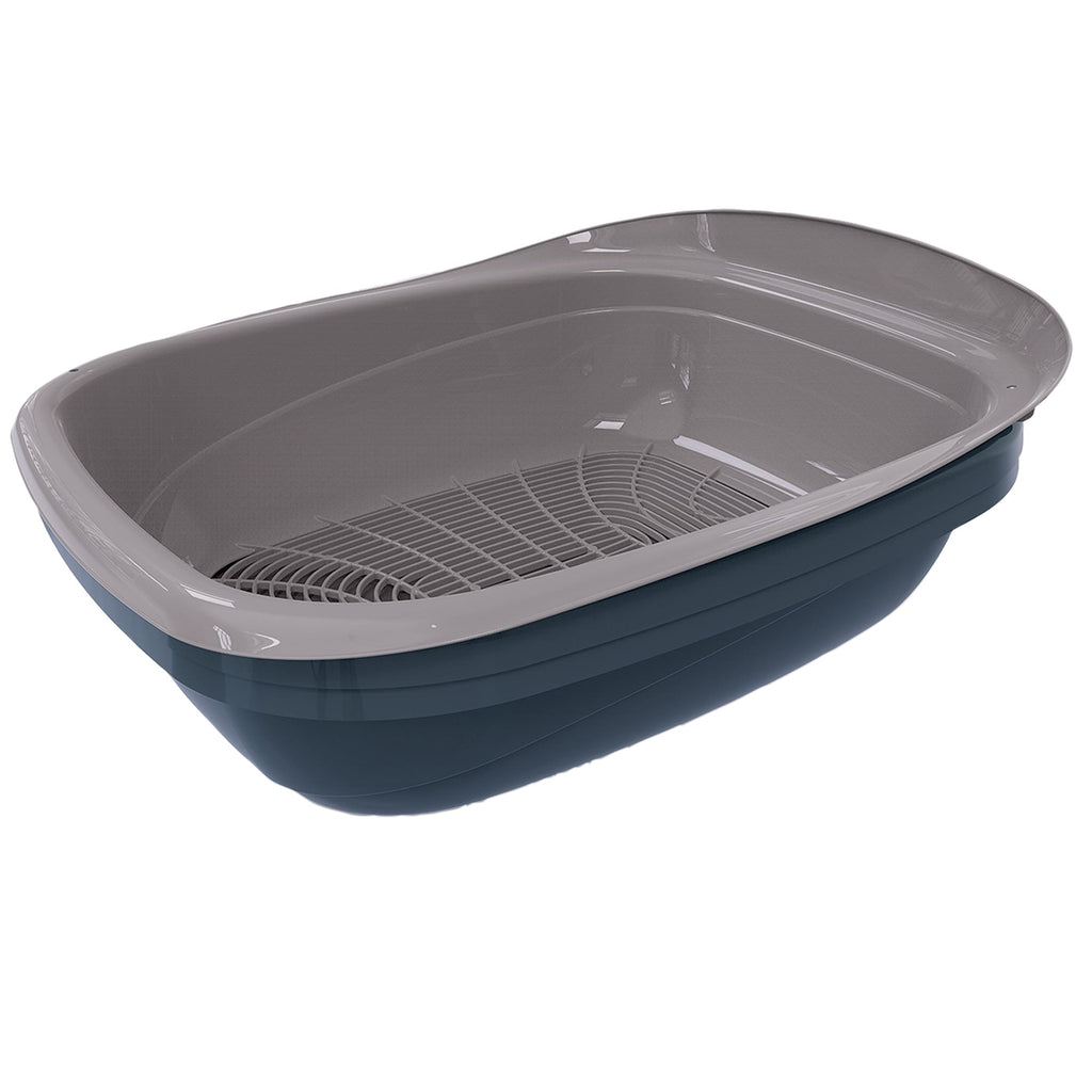 Petmate® Simple Sifting Litter Pan Blue/Gray Color One Size