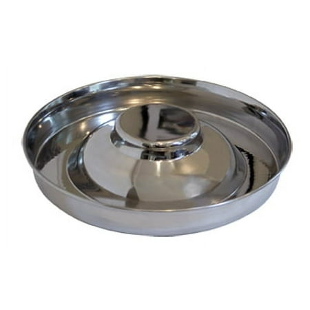 Indipets Heavy Duty Stainless Steel Puppy Saucer - 11" Diameter