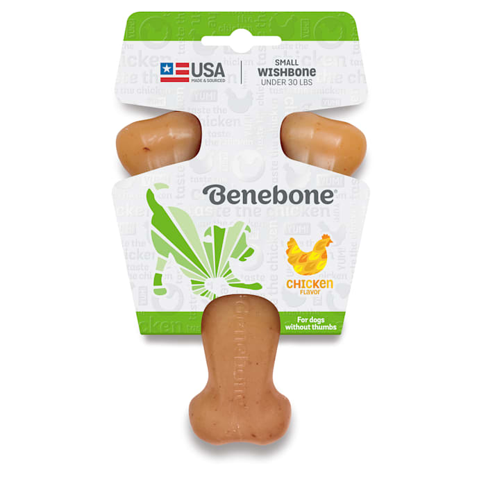 Benebone Wishbone Dog Chew Toy - Small, Chicken Flavor