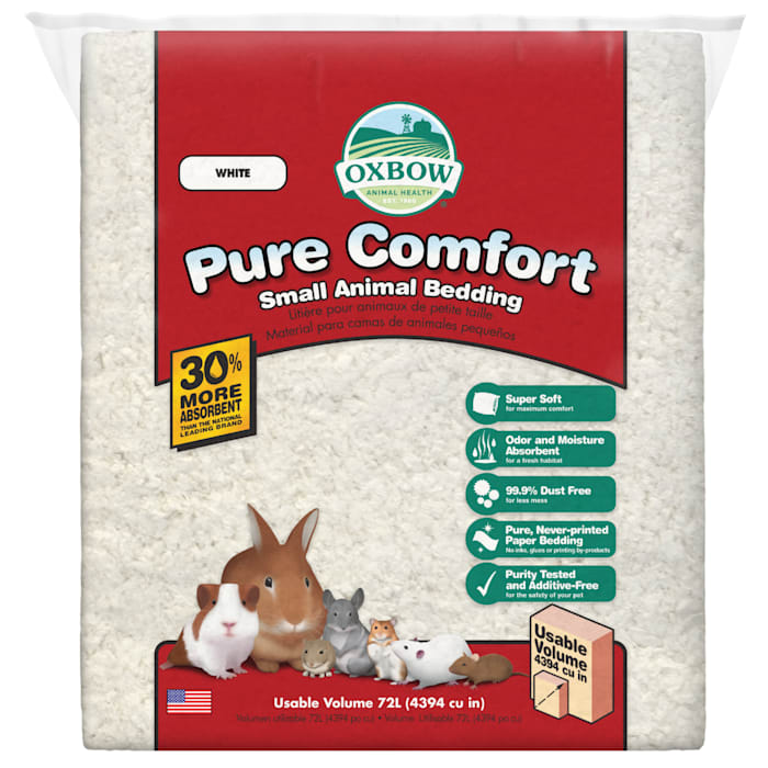 OxbowÂ® Pure Comfort Small Animal White Bedding 42 L