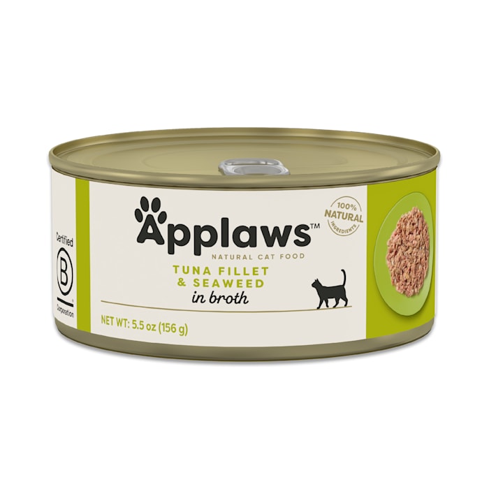 Applaws Tuna & Seaweed Cat Food, 5.5oz Can - Natural Wet Food